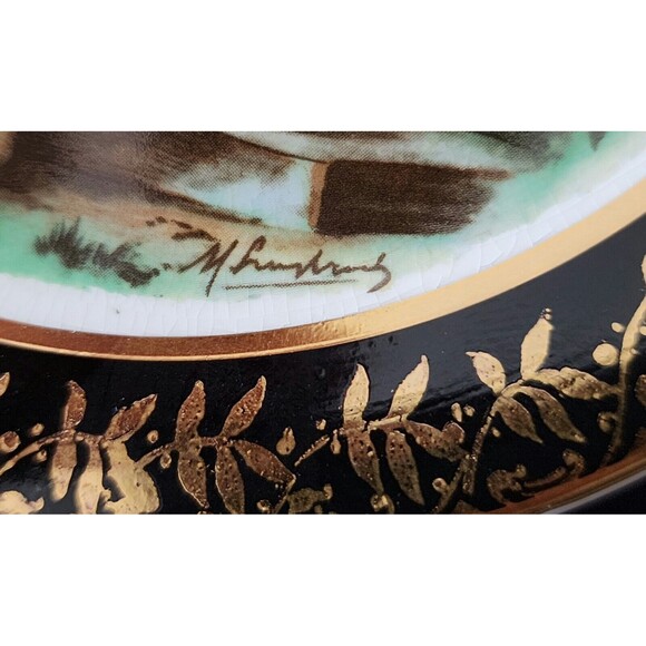 Vintage Liverpool Road Pottery Ltd. Decorative Plate Stoke-on-Trent England - Picture 5 of 5